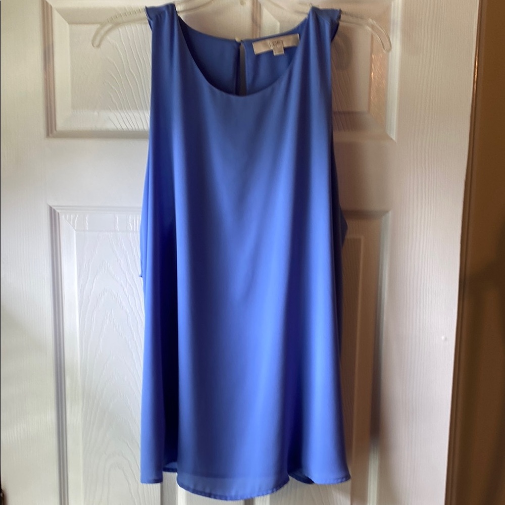 LOFT Bright Blue Tank Top